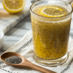 Brazilian Mounjaro Drink: The Weight Loss Elixir Shaking the Internet 14 Brazilian Mounjaro drink with lemon slices and chia seeds on a marble counter.