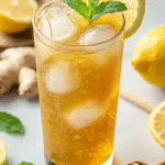 Brazilian Mounjaro Drink: The Weight Loss Elixir Shaking the Internet 15 Tall glass of Brazilian Mounjaro drink with lemon slices, mint, and ice.