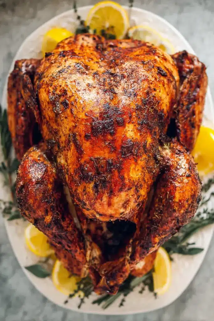 Best Thanksgiving Turkey Recipe: The Juiciest, Most Flavorful Roast You’ll Ever Make 8 A beautifully roasted Thanksgiving turkey with golden, crispy skin and tender, juicy meat — seasoned to perfection with herbs and butter for the ultimate holiday centerpiece.