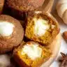 These Pumpkin Cream Cheese Muffins are the ultimate fall treat — perfectly spiced, irresistibly moist, and filled with a rich cheesecake center that melts in your mouth.