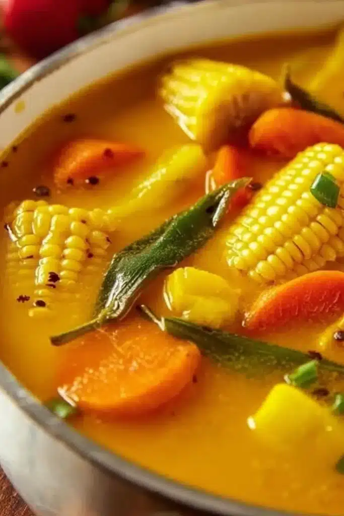 Jamaican Chicken Soup: Caribbean Comfort in a Bowl 8 A steaming bowl of Jamaican Chicken Soup packed with bold island flavors