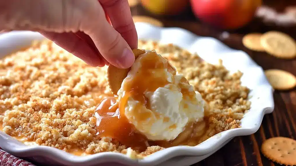 Easy Caramel Apple Cheesecake Dip Recipe: The Crowd-Pleasing Fall Dessert Everyone Will Want Seconds Of 7 Rich, creamy, and irresistibly sweet — this Easy Caramel Apple Cheesecake Dip combines cheesecake goodness with caramel and crumble for the perfect fall treat. Serve with cookies or apple slices for dipping!