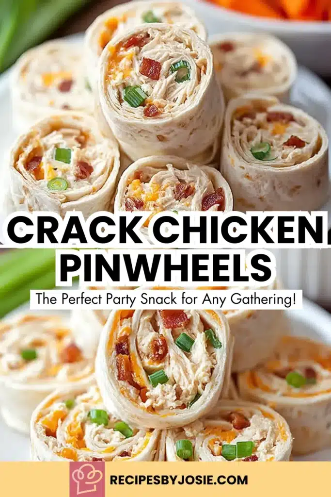 Crack Chicken Pinwheels | Easy No-Bake Appetizer Bites