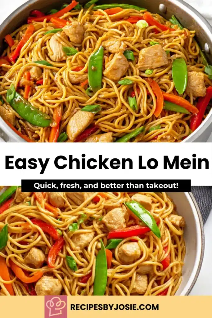 Chicken Lo Mein Recipe A Flavor Packed Weeknight Dinner You Will Make Again And Again 8 Chicken Lo Mein Recipe | Easy Stir-Fried Noodles with Chicken & Veggies