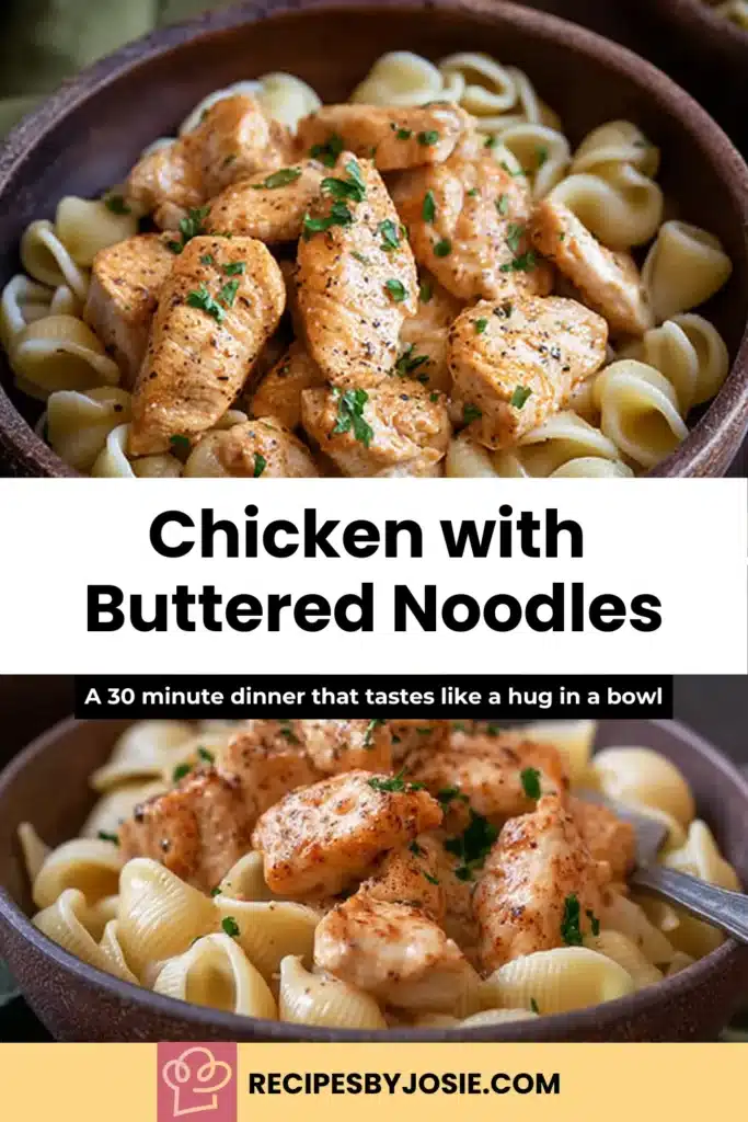 Chicken with Buttered Noodles A Simple and Comforting Dinner You Will Crave 8 Chicken with Buttered Noodles | Easy Cozy Weeknight Dinner