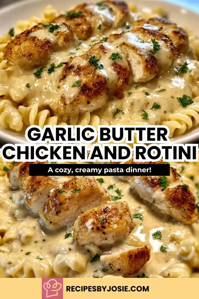 Garlic Butter Chicken and Rotini in Parmesan Sauce for a Quick Cozy Dinner 8 Garlic Butter Chicken and Rotini in Parmesan Sauce | Creamy Weeknight Dinner