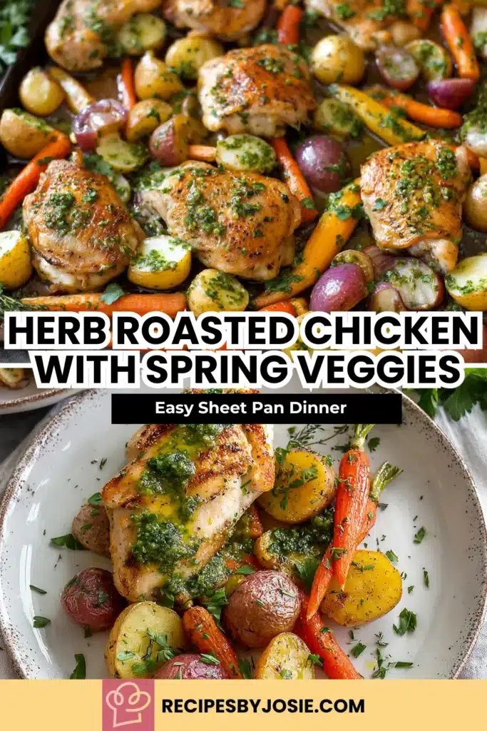 Herb Roasted Chicken With Spring Veggies That Fill Your Kitchen With the Best Spring Flavors 8 Herb Roasted Chicken With Spring Veggies ā Fresh, Colorful, and Perfect for Dinner