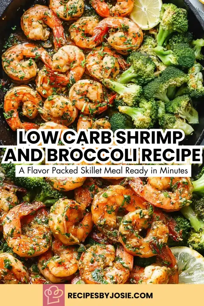 Low Carb Shrimp and Broccoli | Easy Garlic Butter Skillet Meal