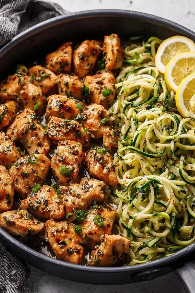 Garlic Butter Chicken Bites The Juiciest Easy Chicken Recipe for Fast Dinners 7 Tender chicken bites seared in rich garlic butter and finished with fresh herbs for a quick, flavor-packed skillet meal.