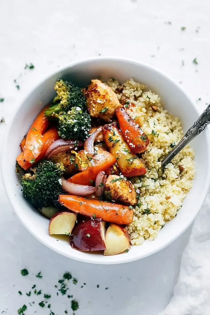 Healthy Sheet Pan Chicken and Roasted Veggies A Simple One Pan Dinner for Busy Nights 7 nissyakout httpss.mj .runnWZeI9fHt 0 Healthy chicken parmesan 2177967c 9bab 40e9 afbf d60ce215a3a7 3