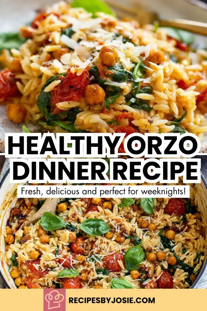 Orzo Dinner Recipe A Clean Eating Meal Perfect for Lazy Nights 8 Easy Orzo Dinner Recipe | Fresh, Flavorful & Ready in Minutes