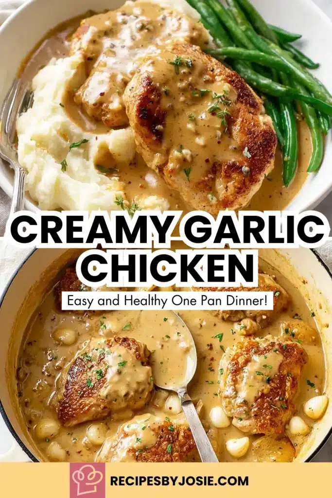 Creamy Garlic Chicken A Comforting Dinner That Always Impresses 8 Creamy Garlic Chicken | Easy Skillet Dinner Recipe