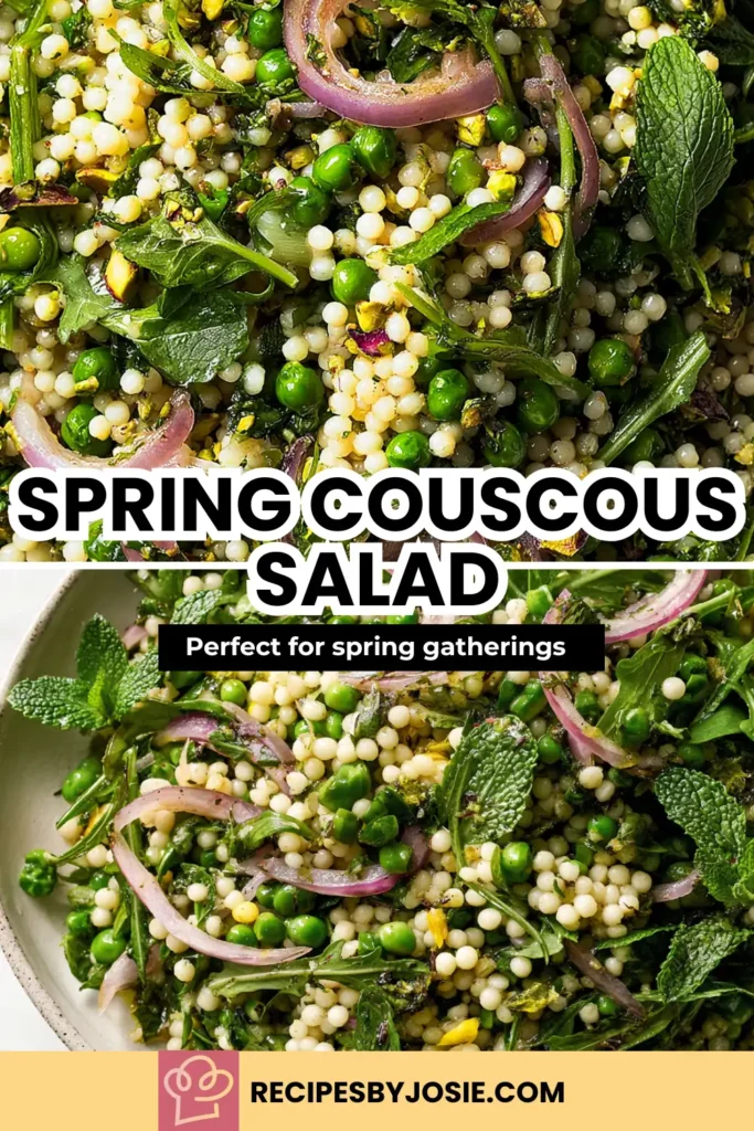 Spring Couscous Salad | Fresh, Healthy Side Dish for Warm Weather Meals